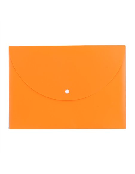 MAPA PLASTIC CU BUTON A4 DIV. CULORI NEON DELI