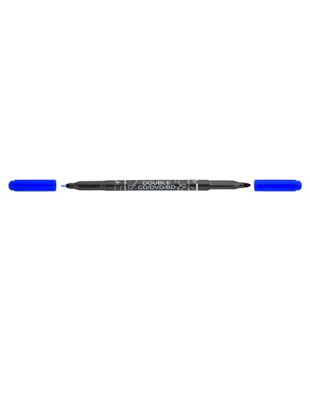 MARKER CD 2 CAPETE ALBASTRU 0.6/2.5MM 3616 CENTROPEN