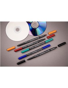 MARKER CD 2 CAPETE ALBASTRU 0.6/2.5MM 3616 CENTROPEN 2