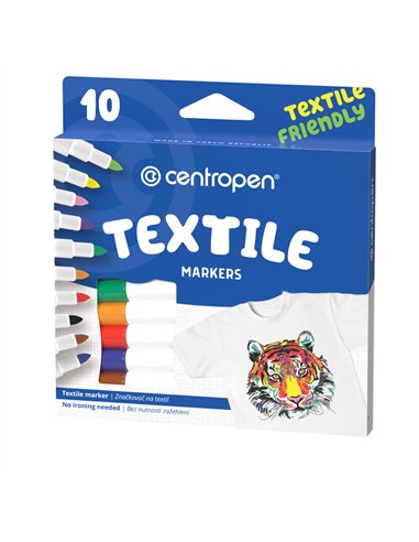MARKER PENTRU TEXTILE 10/SET 2739 CENTROPEN