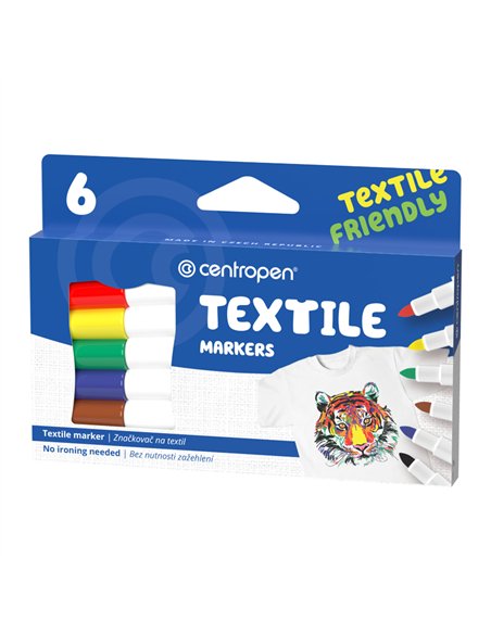 MARKER PENTRU TEXTILE 6/SET 2739 CENTROPEN