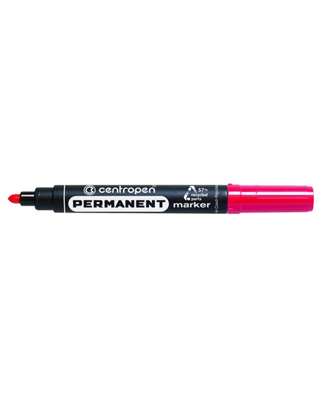 MARKER PERMANENT ROSU VARF ROTUND 2.5MM 8566 CENTROPEN