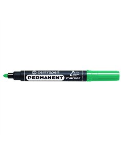 MARKER PERMANENT VERDE VARF ROTUND 2.5MM 8566 CENTROPEN