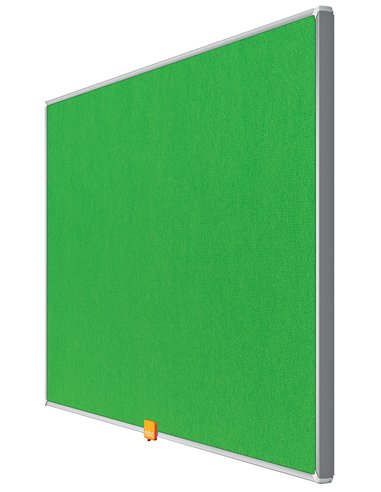 PANOU TEXTIL WIDESCREEN 32"(721*411MM) RAMA ALUMINIU VERDE NOBO