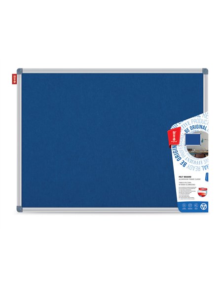 PANOU TEXTIL 100*150 CM ALBASTRU RAMA ALUMINIU MEMO BE