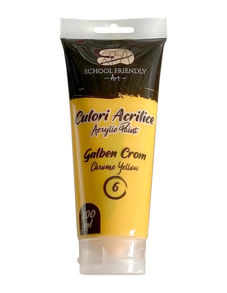 CULORI ACRILICE 200ML GALBEN CROM PREMIUM SF ART PIGNA