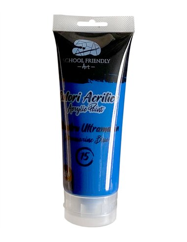 CULORI ACRILICE 200ML ALBASTRU ULTRAMARIN PREMIUM SF ART PIGNA